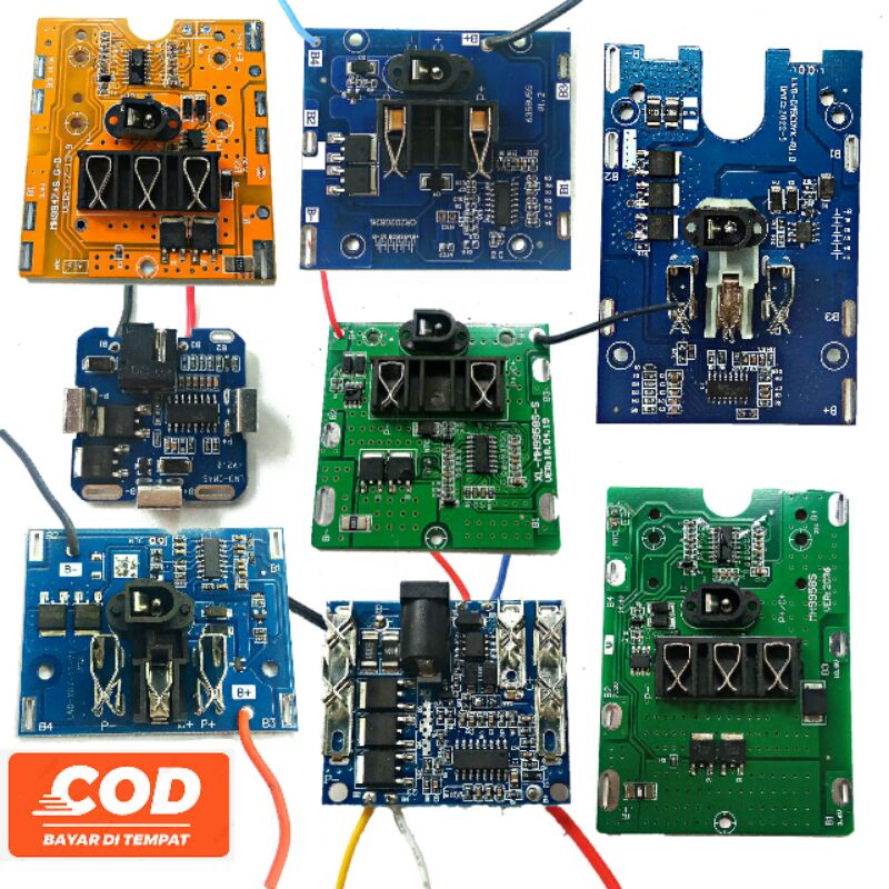 Modul Bms 4s 5s baterai bor impact gerinda 18v 20v 21v 36v 48v volt cordless lithium bisa buat kova jld tool nrt pro nanwei ryu