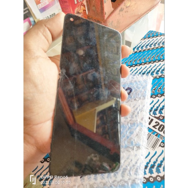lcd oppo a53 retak,flexibel sobek separo..