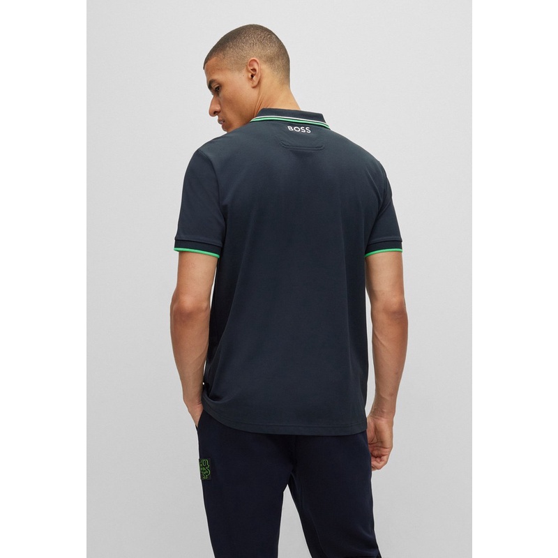 Hgo Boss Paddy Pro Slimfit Polo Shirt Dark Blue 100% Original