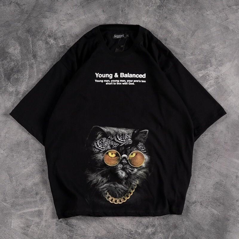 GSC - Baju KAOS OVERSIZE SAN ANDREASS / Kaos Oversize Terbaru-young hitam