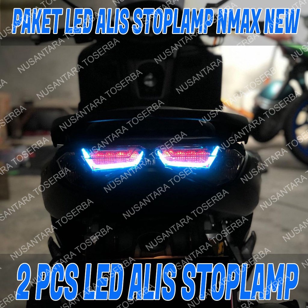 LED DRL LAMPU ALIS NMAX SEPASANG NON BINTIK LAMPU ALIS DRL LED ALL NEW NMAX 2020 2021 2022 FLEXSIBLE