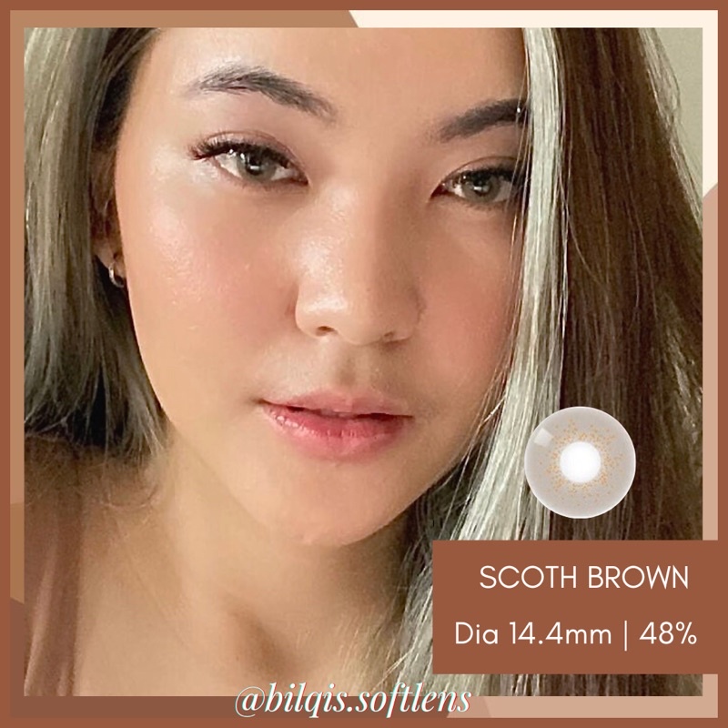 Fantasy Softlens Scotch Onyx Walnut - Diameter 14.4mm