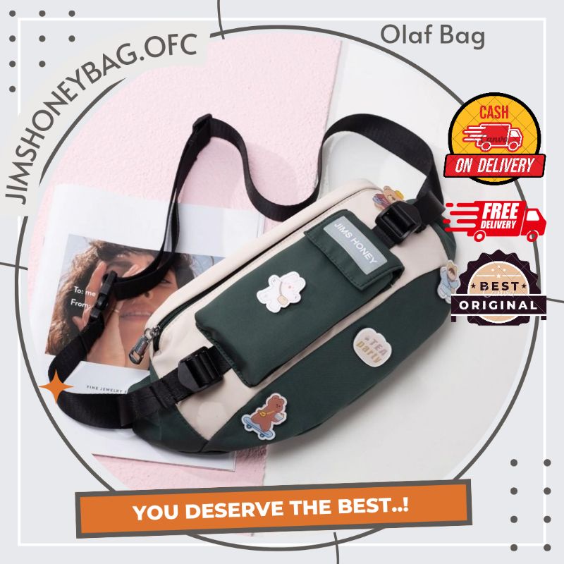 TAS SELEMPANG DADA PUNGGUNG PINGGANG REMAJA WANITA MINI SIMPLE OOTD JALAN SANTAI LUCU IMPORT KOREAN 