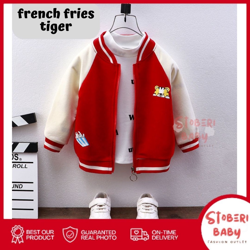 stoberi baby -  JACKET Anak laki-laki perempuan Hoodie Anak Import Lucu Casual