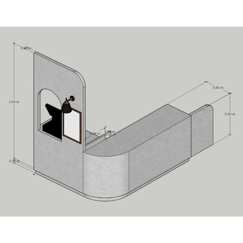 meja barista/meja bar/meja bartender