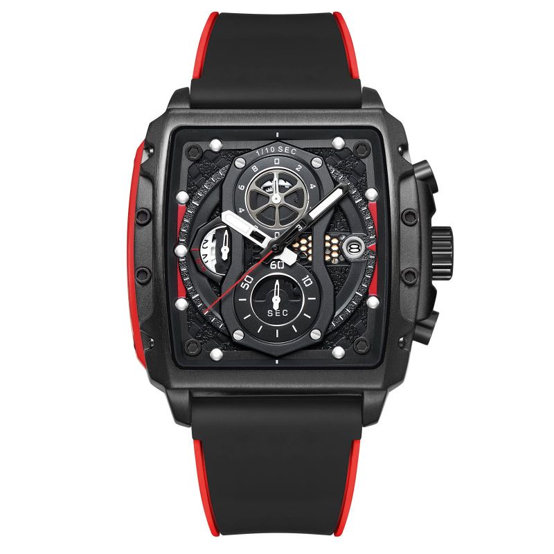 Jam Tangan Pria T5 H 3920 / T5 H3920 Original Cronograph Tahan Air Strap Rubber Warna