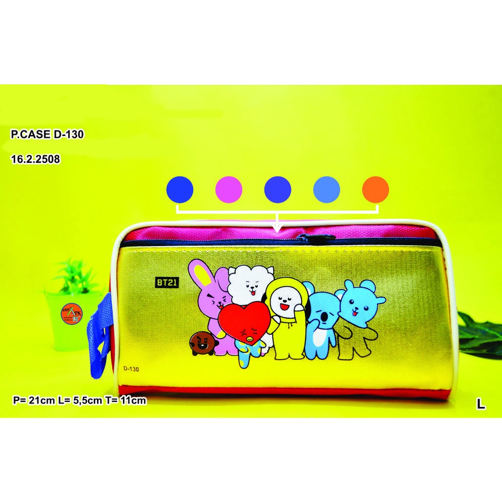 

PENCIL CASE / KOTAK PENSIL / TEPAK KARAKTER BT21 D-130