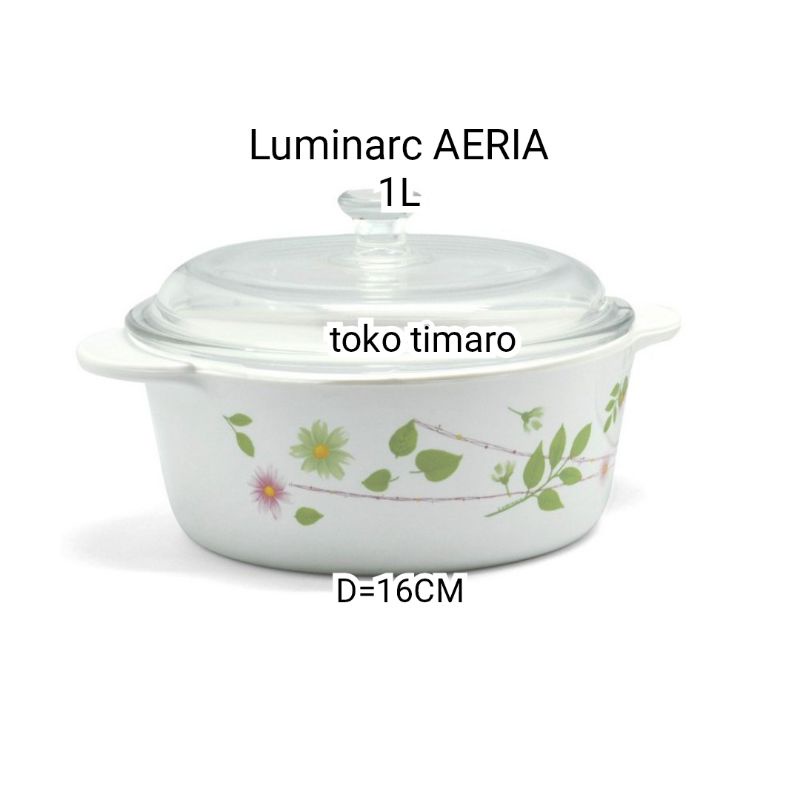 LUMINARC AERIA PANCI MASAK KACA 1L