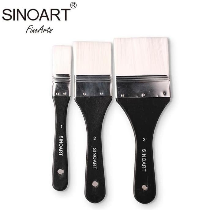 

[COD] Sinoart Synthetic Brush Set 3 / Kuas Lukis Set 3 FREE ONGKIR Kode 1350