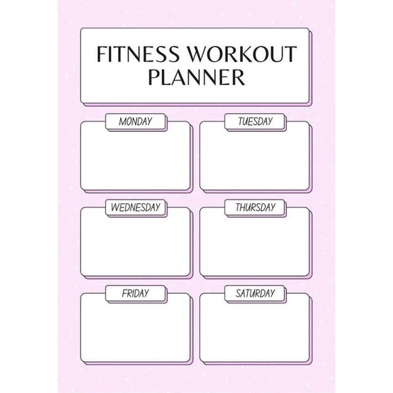 

JURNAL PLANNER / WORKOUT PLANNER