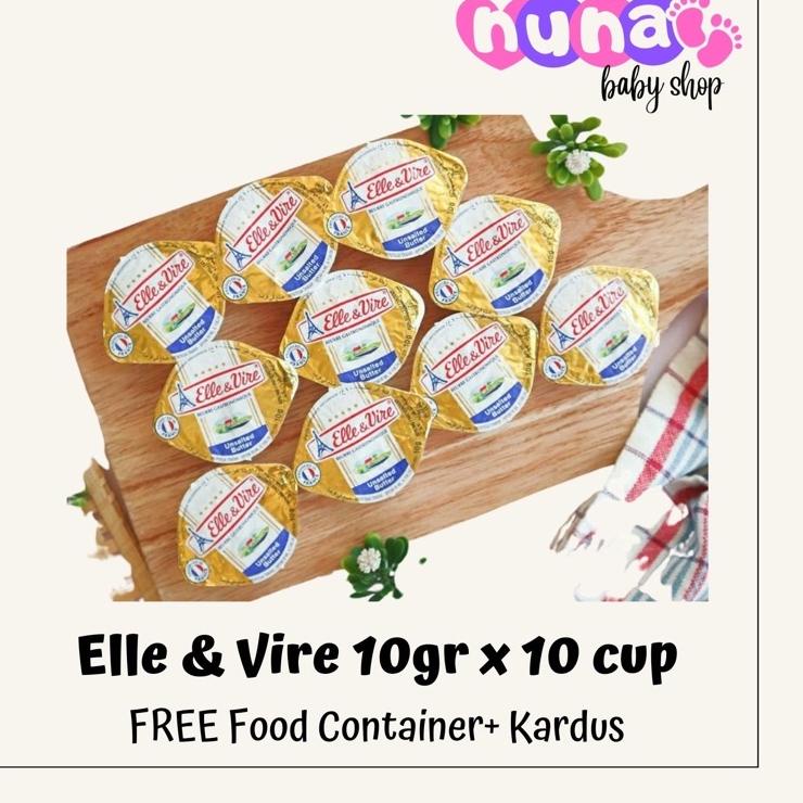 

trx0r5Qf--MPASI UB Elle & Vire 10gr x 10 cup / Unsalted Butter ElleVire Elle&Vire