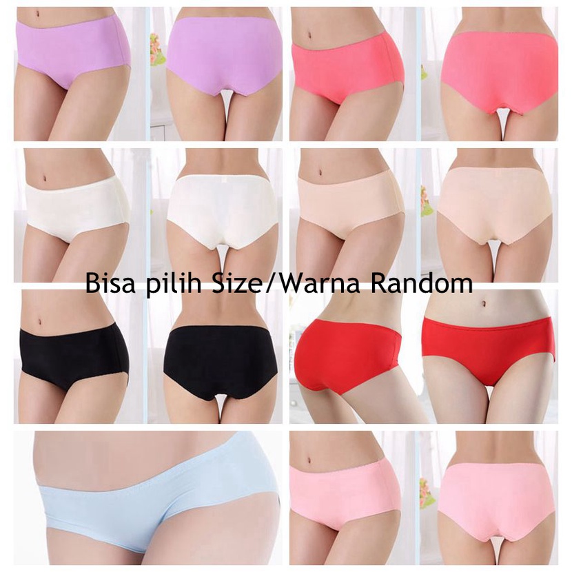 Celana Dalam Sexy Low Waist Celana Murah (Model&amp;Warna Random) 3C05