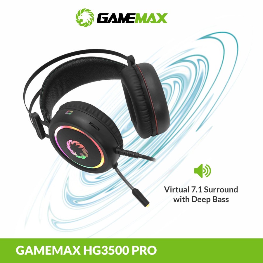 Gamemax HG3500 Pro USB 7.1 RGB Gaming Headset