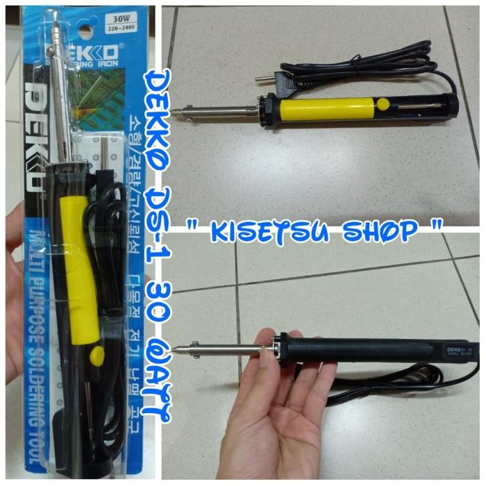 Timah Solder Desoldering Dekko Ds-1 30 Watt ( Solder + Sedotan Timah )