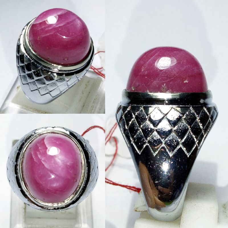 Cincin Batu Permata Ruby Natural Asli 100% Original Kualitas Super Istimewa