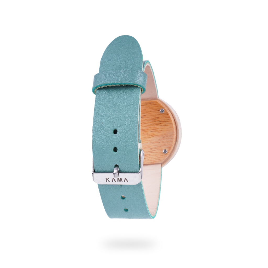 Kama Watch Jam Tangan Kayu Maple Dial Putih