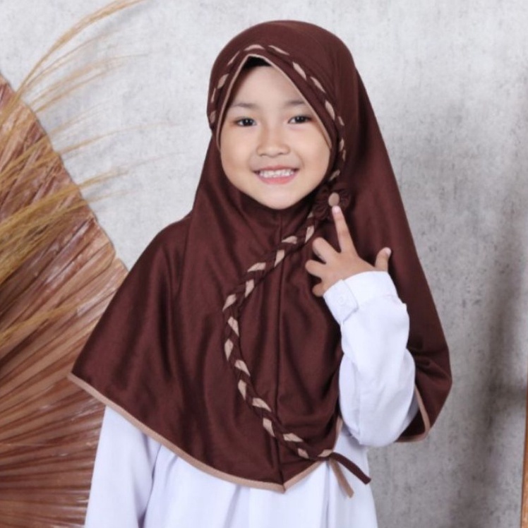 Hijab anak sekolah sd RENDA BUNGA ( 6-9 tahun ) - jilbab sekolah/kerudung anak sekolah