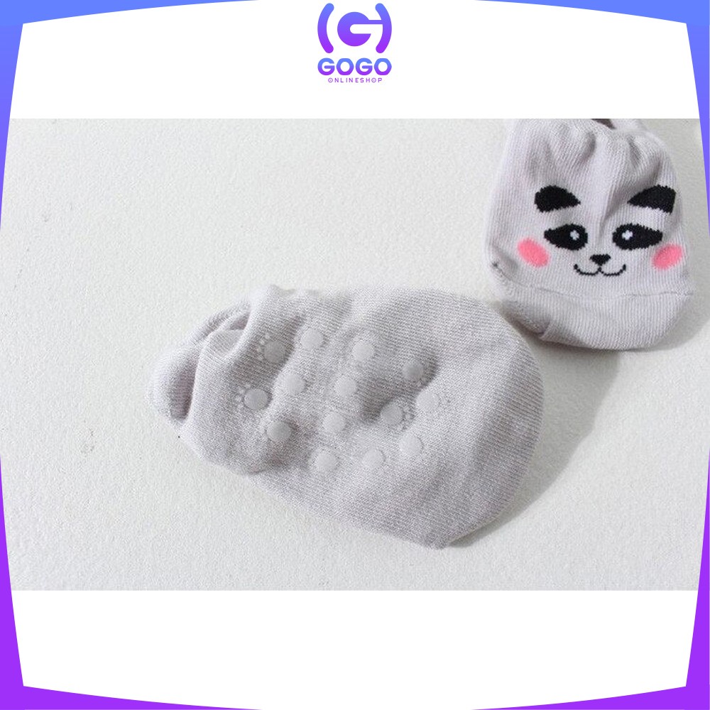 GOGO-P50 Kaos Kaki Pendek Anak Bayi Karakter Hewan Bahan Katun Lembut / Kaus Kaki Lucu Model Korea Import Cute Baby Sock