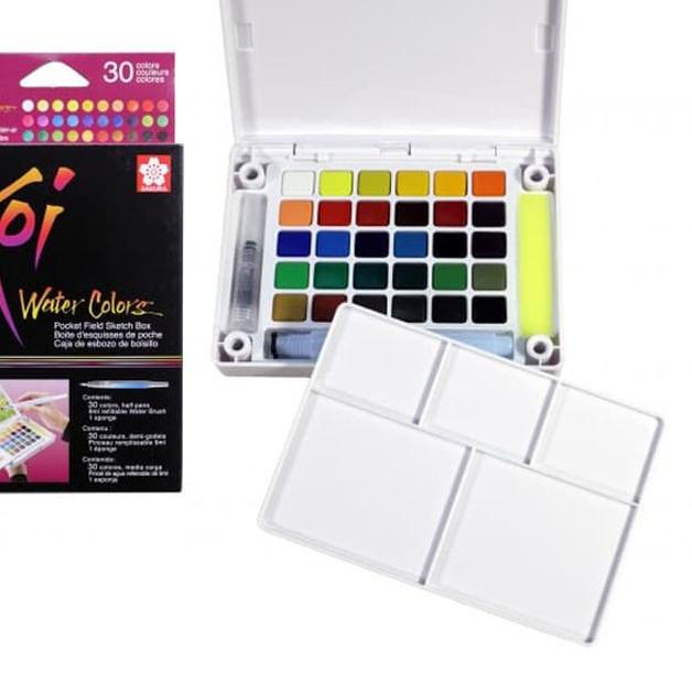 

limited STOCK!Sakura Koi Watercolors Water Color Cat Air 12 18 24 30 36 48 72 Warna Colors Watercolor Colours|KD3