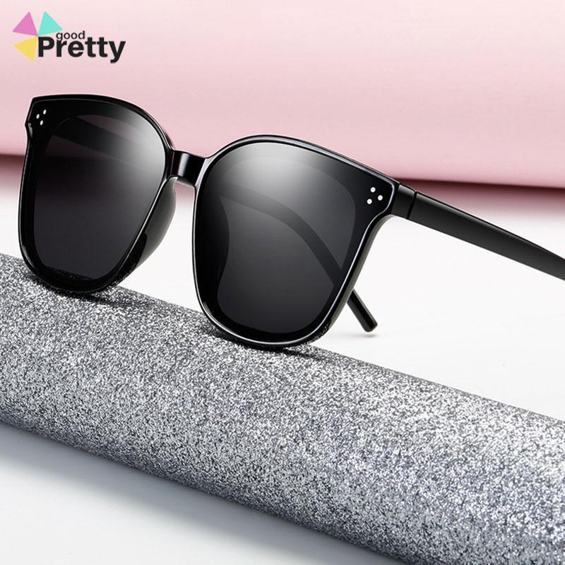 Kacamata Hitam Kotak Kacamata Sunglassess Wanita/Pria Korean Fashion