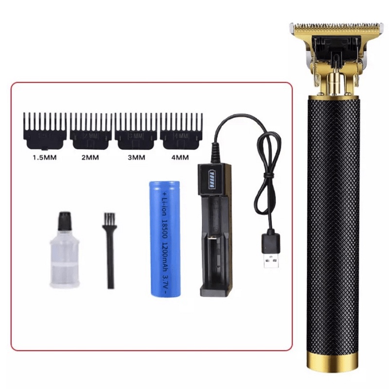 Cukuran Vintage Cukuran Rambut T9 Professional Hair Clipper Pemotong Elektrik Cas