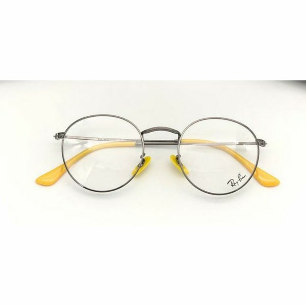 Kacamata frame kacamata minus anti radiasi round metal optics