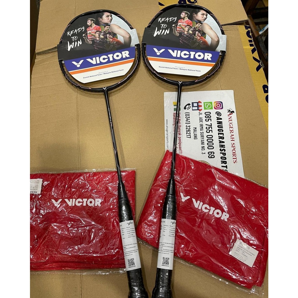 Raket Badminton VICTOR THRUSTER K 1H ORIGINAL (TK-1H) 4U