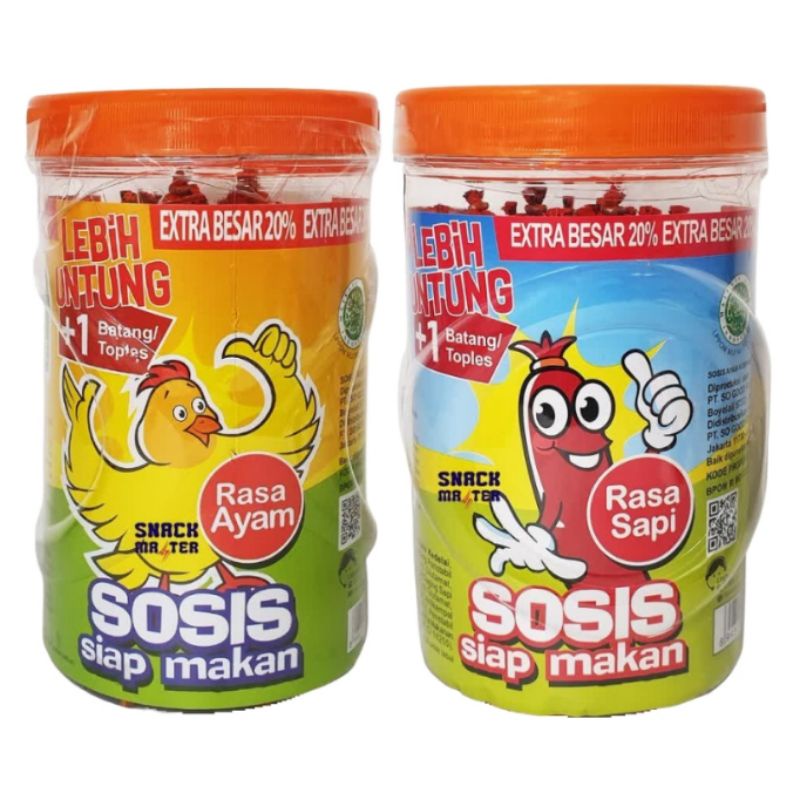 Jual Sosis So Nice Sosis Siap Makan Rasa Ayam Dan Daging Sapi Isi 24