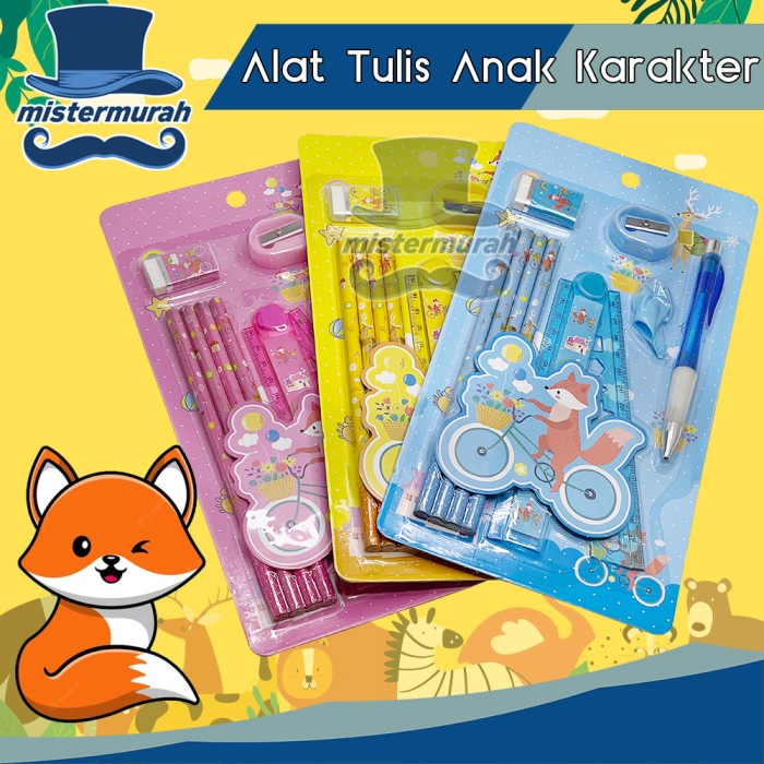 

Paket Alat Tulis Set Anak Karakter Pensil Pen Souvenir Ulang Tahun ATK - Motif Cewek