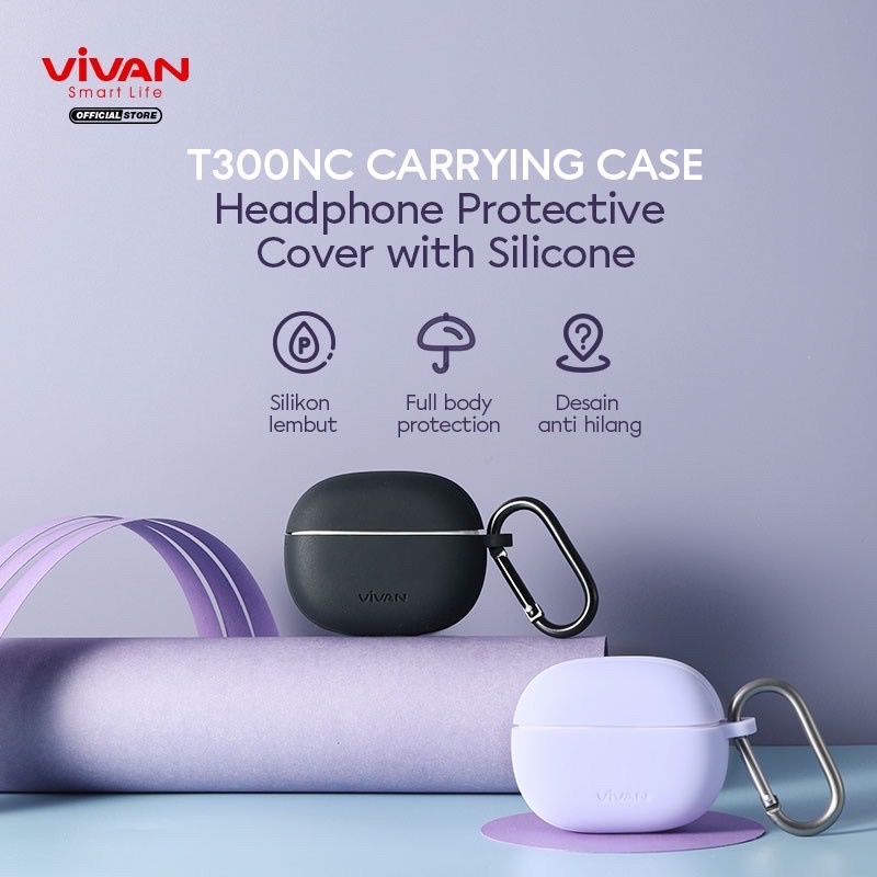 VIVAN CARRYING CASE Original TWS Headset Earphone Bluetooth T300NC