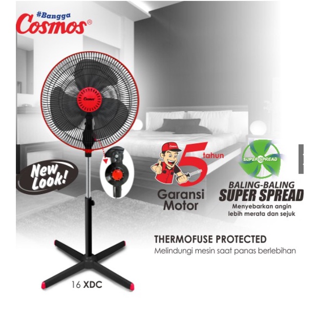 KIPAS ANGIN COSMOS 16-XDC