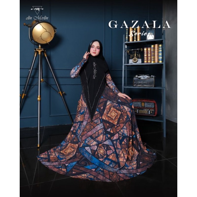 (New/COD/Cicilan) Syar'i "GAZALA Series" Model 6 By Elin Merlin