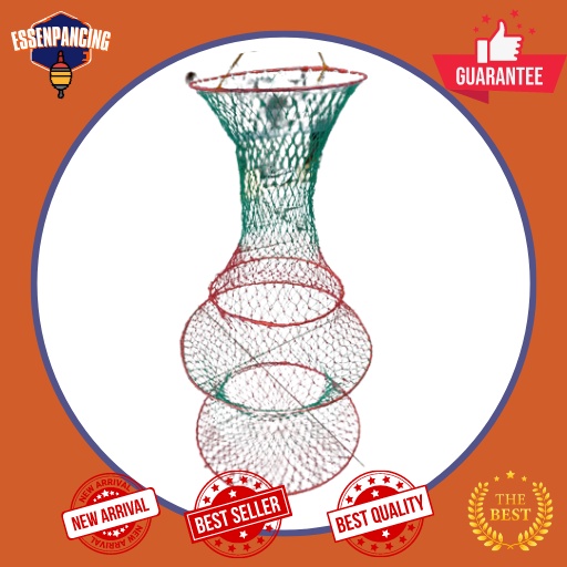 Keramba Ikan Korang atau Koja Jerapah Panjang 80cm Rajutan Tambang