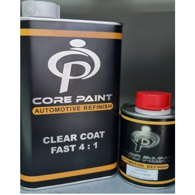 Clear Coat Fast Core Paint 1.L Hardener 0.25L 4:1