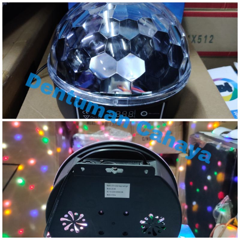 Crystal Magic Ball with DMX Control Full Color RGBW KTV Karaoke Room