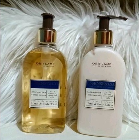 Essense&amp;co Cardamom&amp;Cotton Flowers Hand&amp;Body Wash/Hand&amp;Body Lotion