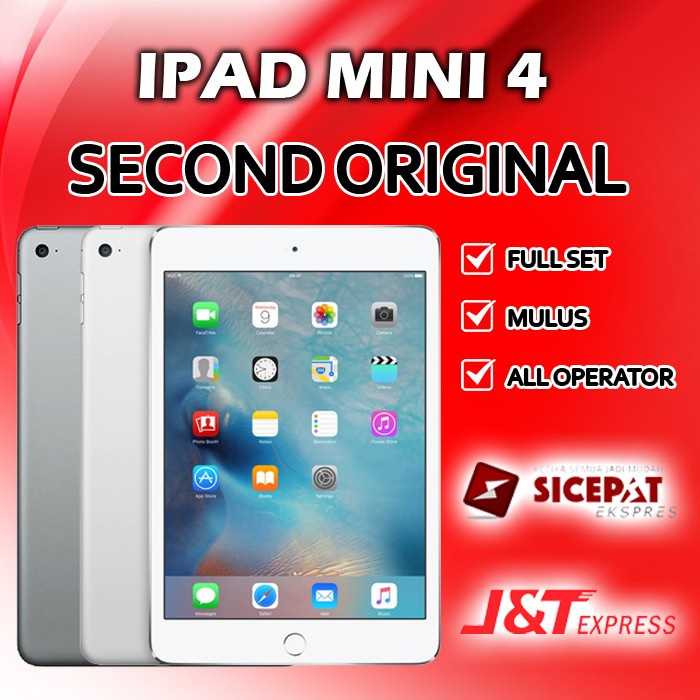 [Tablet/Tab/Pad] Ipad Mini 4 Second Bekas 128Gb Cell + Wifi Original 100% Tablet / Ipad / Tab / Pad