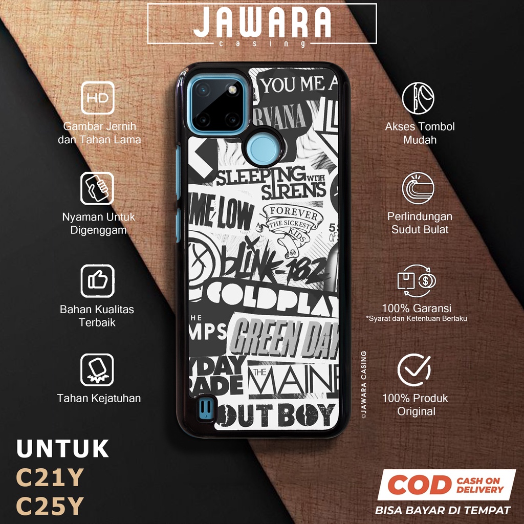 Case Realme C21Y C25Y Casing Realme C21Y C25Y Jawara Casing [MSCB] Case Glossy Case Aesthetic Custom