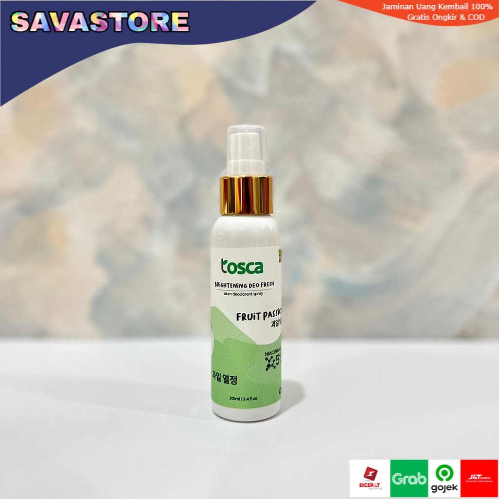DEODORANT TAWAS SPRAY 100ml PLUS NIACINAMIDE MENCERAHKAN DAN MENGHILANGKAN BAU KETIAK SECARA ALAMI | PEMUTIH KETIAK