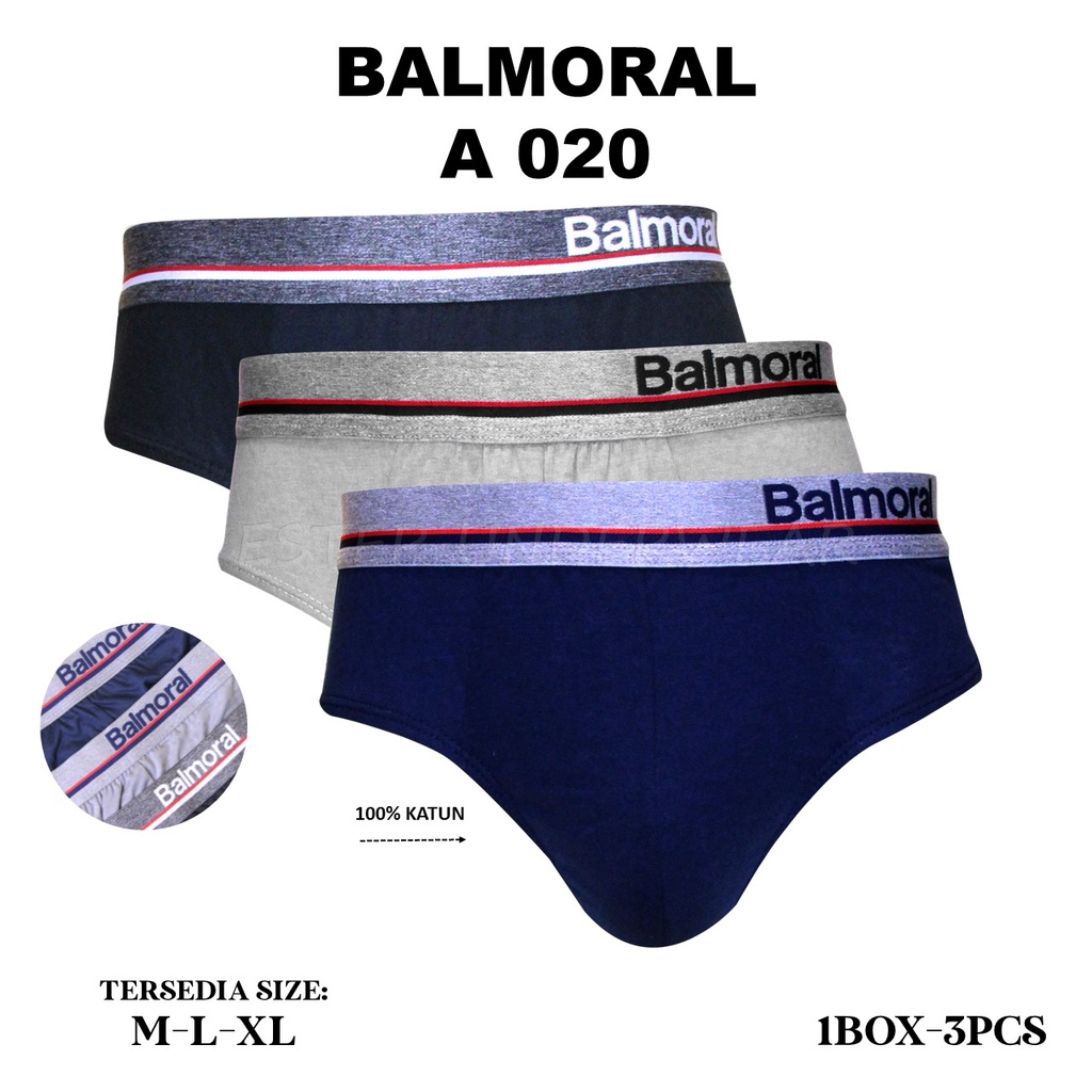 Celana Dalam Pria Balmoral A 020 ISI 3 Pcs