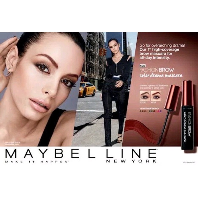 Original MAYBELLINE Fashion Brow Color Drama Mascara | Eyebrow Mascara