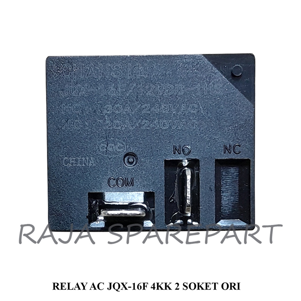 RELAY AC JQX-16F 4KK 2 SOKET ORI
