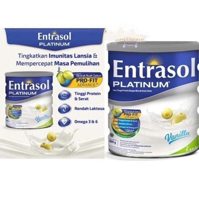 

[ COD ] entrasol platinum 800gr vanila