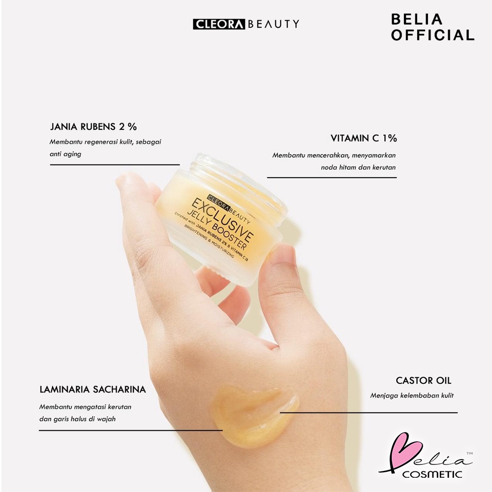 ❤ BELIA ❤ CLEORA Beauty Series | Cleansing | Essence | Serum | Jelly Booster | Sunscreen | Lip Serum | Exfoliating | Perawatan | BPOM