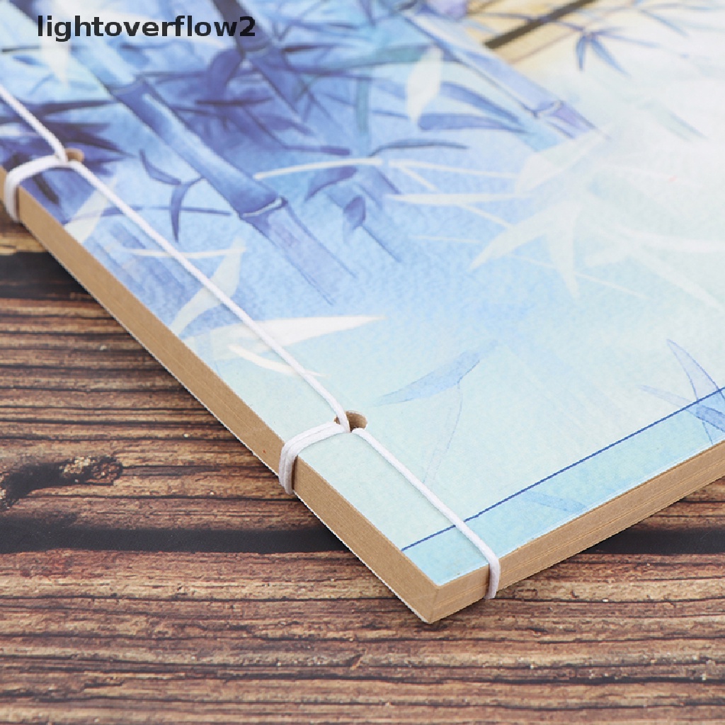 (lightoverflow2) Buku Notebook / Catatan / Diary Hardcover Gaya Cina Retro Aksen Rumbai