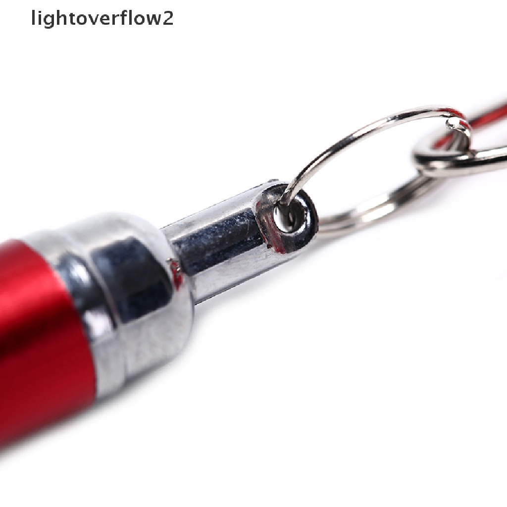 (lightoverflow2) 1pc pen Perekam Skor golf Retractable Warna Acak Dengan Carabiner (ID)
