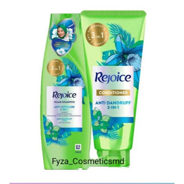 Rejoice 3in1 Hijab Anti Ketombe Aroma Baru Shampoo & Conditioner 150ml