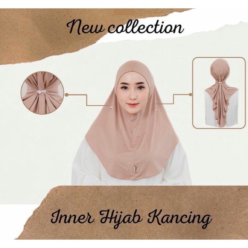 Inner Hijab Kancing