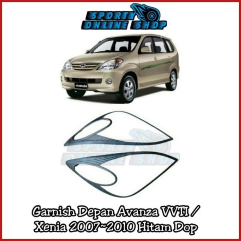 Garnish Lampu Avanza VVTI 2007-2010 Hitam Dop