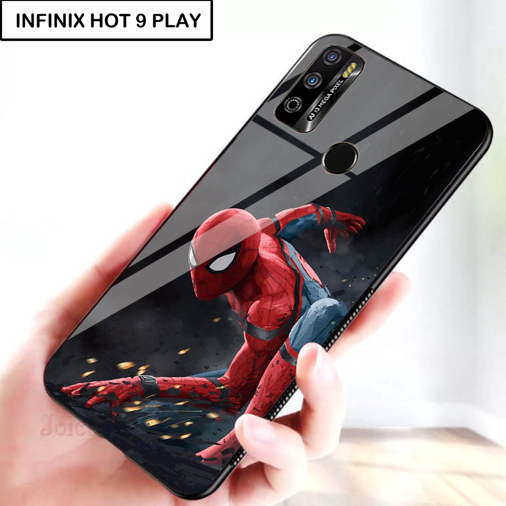 Softcase Kaca For INFINIX HOT 9 PLAY - Case Handphone INFINIX HOT 9 PLAY [T56].